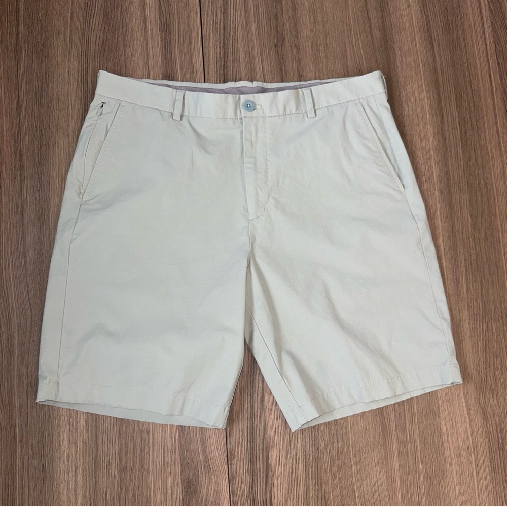 Vineyard Vines On-The-Go OTG Shorts Size 36 Aqua Stretch Golf Casual